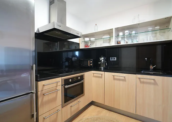 Con Piscina En Playa De A Lanzada 公寓 *