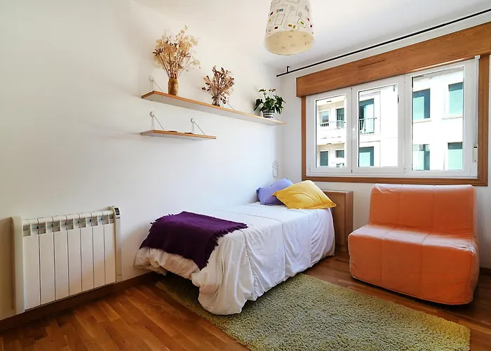 Con Piscina En Playa De A Lanzada Apartamento *