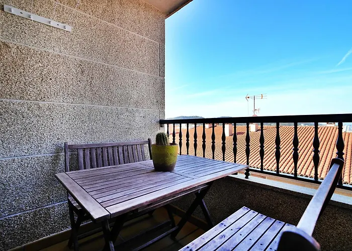 公寓 Con Piscina En Playa De A Lanzada 桑亨霍